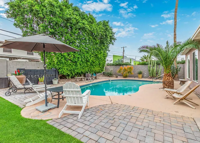 Ferienhaus Cozy Casa With Heated Pool 5 Minutes To Asu Tempe